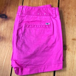 vineyard vines dark pink shorts